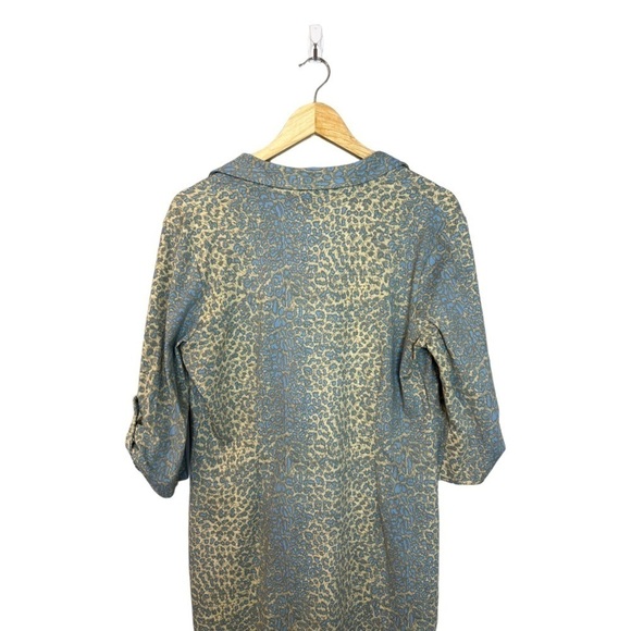 J McLaughlin Cheetah Safari Dress L - Picture 5 of 6